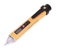 Aramox Testeur de Tension Stylo Numérique Non de Courant Non avec un Stylo à Testeur électrique avec un écran D'écran D'écran Alarme de Lumière Sonore AC 12-1000V pour les (Jaune + noir)
