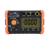 Aramox Testeur d'isolation Megohmmètre 2500V, Outil de Test électrique Numérique avec Protection contre les Surcharges, Idéal pour la Maintenance et l'inspection de l'équipement électrique