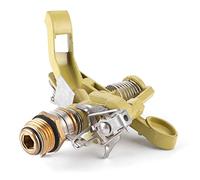 Aramox Tête d'arrosage d'irrigation, Buse de Pulvérisation Rotative en Alliage de Zinc G1 2 Filetage Mâle 360 degrés 10 à 20 M de Diamètre de Pulvérisation pour l'irrigation de la Pelouse, du