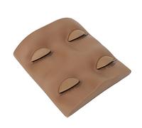 Aramox Tête de Mannequin de Cils, Outil de Formation de Maquillage en Silicone PVC pour la Pratique de l'extension de Cils, Design Réaliste avec Yeux Remplaçables pour Débutants et Professionnels