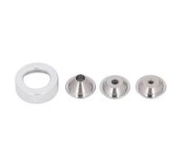 Aramox Texture Sprayer Orifice Tip Set, 3/16 1/4 5/16 inch Nozzle | Collier fileté en alliage d\'aluminium, pièces de rechange pour pulvérisateur de Texture professionnelle, Texture peau