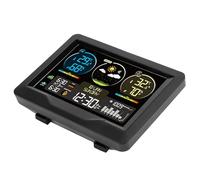 Aramox Thermomètre Météo Numérique, Horloge Météo Multifonctionnelle avec Calendrier pour une Utilisation Quotidienne, Moniteur de Température et d'humidité sans Fil de Haute Précision avec Réveil