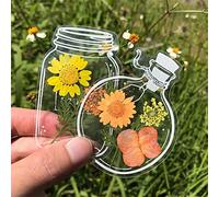 Aramox Thèse de Fleurs Séchées Transparente 30 pour Cent de Plaisir Activités Parentales pour les Amateurs de Plein Air (B)