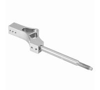 Aramox Tige d'extension de Hauteur de Levier de Transmission Manuelle, en Acier Inoxydable et en Alliage d'aluminium, Rallonge de Pommeau de Levier de Vitesse M10 X 1,5, Hauteur Réglable pour les