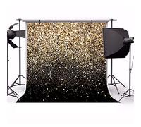 Aramox Toile de Fond pour Photographie, Tissu Non Réfléchissant, Résistant aux Rides, Motif à Paillettes Dégradées, 5 X 7 Pieds, pour Les Portraits en Studio et Les événements