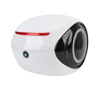 Aramox Top Case de Moto 32L Boîte de Queue Quotidienne de Motocyclette Étanche à l'eau Anti-Poussière Verrouillable Montage Universel Plastique ABS Dur pour Le Rangement du Casque (White)