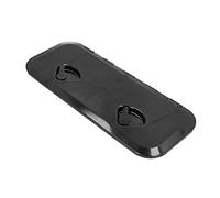 Aramox Trappe d'accès au Pont, Matériau ABS, Couvercle à Charnière à 180 Degrés, Couvercle Résistant aux Intempéries, Utilisation Marine pour Bateaux, 24x9.5 Pouces (Black)