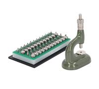Aramox Travaille d'outils de Réparation de Montres, étui en Alliage en Aluminium Plus Proche avec 48 Matrices et Adhérence Ergonomique pour Les Horlogers Professionnels