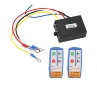 Aramox Treuil électrique Système de Télécommande sans Fil Commutateur 120W 12-24V Contacteur de Relais Solénoïde de Treuil + 2pcs Kit de Télécommande de Treuil sans Fil