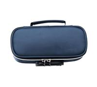 Aramox Trousse Verrouillable avec Code, Pochette Spacieuse en Toile pour étudiants, Solution de Rangement Sécurisée pour la Papeterie, Design Portable pour l'école ou Les Voyages (Bleu Royal)