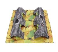 Aramox Tunnel pour Chat Pliable, Jouet Interactif, Conception à Double Entrée pour Jouer Amusant, Tapis de Jeu pour Tunnel pour Chat pour Les Activités Intérieures à la Maison, Matériau en Tissu