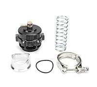 Aramox Turbine Soupape de D¨¦, Universelle 50MM Silver V Band Turbo Pressure Relief Blow Off Dump Valve