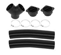 Aramox Tuyau de chauffage, tuyau de chauffage de parking de voiture de 75mm 2KW conduisant des kits de sortie d'évacuation d'air chaud 102114340000