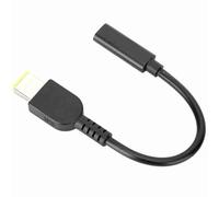 Aramox Type C vers Adaptateur carré Thinkpad, 11x4,5 Mm 60W PD | Charge rapide PD60W, puce d\'induction PD intégrée, conducteurs entièrement en cuivre, câble court de 5,9 pouces, pour
