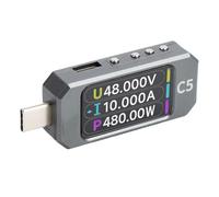 Aramox Tysters Tester Tentage Courant Metter, Couleur IPS LCD Écran Voltmètre Prise en Charge USB PD3.1 Testeur avec Boîte de Stockage, 0-10A