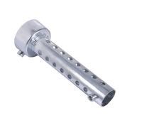 Aramox Universel Moto Échappement Peut DB Killer Silencieux Silencieux Chicane Insert Argent (45mm)