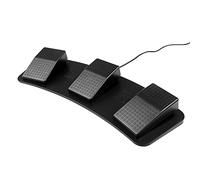 Aramox USB Triple Foot Switch, Mechanical Pedal FS23-PM | Pédale de raccourci personnalisable, antidérapant à pois, configuration du logiciel, contrôle de l\'image du jeu musical