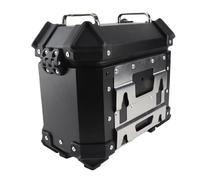 Aramox Valise Latérale de Moto, Boîte Latérale en Alliage d'aluminium 18 L avec Serrure et Autocollants Réfléchissants, Ensemble de Sacoches Rigides Gauche Droite pour Les Cyclistes de Tourisme