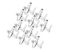 Aramox Valve de Contrôle d'air en Acier Inoxydable, 10 Pièces, Vanne de Pompe à Oxygène, Distribuée Efficacement, Construction en Acier Inoxydable de qualité Supérieure, Compacte et Portable,
