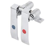Aramox Vanne Robinet en Laiton G1 / 2 Fil, Valve de Pédale de Genou de Fermeture Auto-fermée, Contrôle des Pieds Mains Libres, pour les Salles de Bains, Installation Facile (#2)