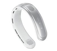 Aramox Ventilateur de Cou, Ventilateur de Cou Rechargeable par USB ABS à Cinq Cœurs, Refroidissement Silencieux avec Conception Portable Réglable, Mains Libres Portable pour le Travail de Voyage en