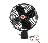 Aramox Ventilateur de Voiture 12V, 15,2 cm, 2 Vitesses, Métal Robuste, pour RV, Camion, Bateau, Bus (6 pouces)