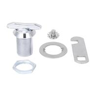Aramox Verrouillage de Came en Alliage en Zinc pour Porte de l'armoire, Conception sans clé, Construction Durable avec Poignée Rotative, Idéale pour la Boîte à Outils et Armoires du Tiroir