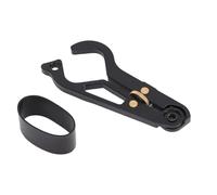 Aramox Verrouillage de L'accélérateur, GCA1BK Pince de Serrage Universelle pour Régulateur de Vitesse avec Anneau en Silicone pour Motos, Vélos de Sport