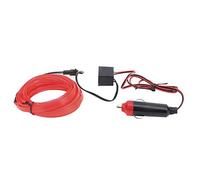 Aramox Voiture LED Bande Lumineuse, 3 mètres universels éclairage intérieur de Voiture Auto LED Bande Allume-Cigare Conduit Fil Tube néon lumière(Rouge)