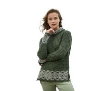 Aran Crafts Ladies Ranelagh Jacquard Sweater