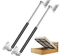 ARANA Lot de 2 vérins à gaz 711 mm 298 N/30 kg - Vérin à gaz de type L - Support hydraulique pour lit de camping-car, camping-car, camion, bateau, fenêtre de camping-car