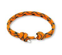 arana's - Bracelet nutique femme homme garçon fille | Couleur rose rouge violet noir jaune | Ornements en argent sterling | Bracelets marins faits à la main | Bracelets surfeurs corde paracord