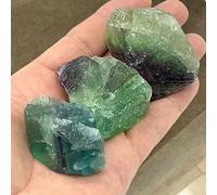 arana's - Fluorite arc-en-ciel pierre naturelle brute 3-5 cm - Cristaux naturels et pierres précieuses - Reiki équilibre métaphysique - Pierres de guérison guérison décoration (100 g Flurite
