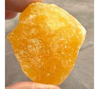 arana's Pierre de poche Calcita orange brute 3-5 cm - Emportez-la toujours avec vous - Amulette porte-bonheur - Pierres et cristaux naturels de guérison (calcite orange)