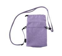 ARASAWA Sac isotherme lavable pour bouteille d'eau compact et protection thermique en PET avec boucle, poche et mousqueton, idéal pour le travail, les pique-niques et l'extérieur (lavande)