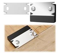 Araseur de Chant, Raboteuse Bois, Mini Rabot Bois Manuel, Coupe-bordures, avec 1 lame de Rechange Raboteuse pour Bois, PVC, ABS, Travail du Bois, Antidérapant, Noir