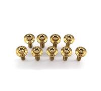 Arashi Boulons de montage des rotors de disque de frein avant pour Yamaha YZF R1 2004-2006 2015-2021, R6 17-20, MT10 FZ10 16-20, FZ1 06-15, VMAX 1700 09-16 Vis Torx coniques en titane M6 x 20 Doré 10