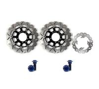 Arashi Disques de frein avant et arrière avec boulons de montage pour Triumph Daytona 675 2006-2012 675R 11-12, Speed Triple 675 2007-2012 675 R 11-12, accessoires de rechange pour moto