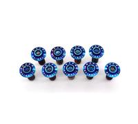 Arashi Lot de 12 boulons de montage pour disques de frein avant Yamaha YZF R1 1998-2003, R6 99-02, TDM 900 02-14, FJR1300 01-04, XJR1300 99-17 Vis Torx M6 x 20 Bleu