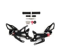 Arashi(Version 2.0) Réglables Commandes Reculées pour DUCATl Panigale V4 V4S V4R 2018-2023 Accessoires Repose Pieds Arrière Pédales Noir