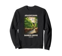 Arashiyama Bamboo Grove Kyoto Forest Japon Souvenir de voyage Sweatshirt