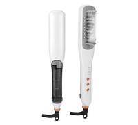 AraSyleon Brosse à Repasser à Cheveux à Vapeur, 4 Niveaux Température, Chauffage Rapide 30s, Plaques en Céramique Lisseur Vapeur, Design Sûr, Brosse à Lisser Vapeur pour Tous les Cheveux