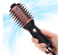 AraSyleon Brosse Soufflante de Voyage, Ultra Légère 275g, Double Tension | Brosse Seche Cheveux avec 3 Températures et 3 Vitesses, 700W, Fournie avec Sac de Rangement et Gants Anti-Chaleur