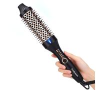 AraSylen Brosse Thermique avec Technologie Ionique - 5 Niveaux de Température (120-200°C) - Brosse Ronde 38mm pour Volume & Lissage - Chauffage en 30s, Revêtement Céramique Tourmaline