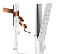 AraSyleon Fer à Lisser & Boucleur 2-en-1 avec Ventilation - Lisseur Professionnel à 5 Températures Réglables (140°C-220°C), Préchauffage Rapide 30s, Plaques Céramiques & Boucleur a Cheveux