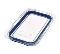 Couvercle bleu ABS sans BPA - GN 1/4 - Plastique ABS