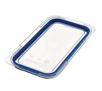 Araven GP582 Lot de 6 couvercles en ABS GN 1/3 Bleu 325 x 176 mm