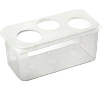 ARAVEN Récipient pour 3 flacons à sauce 3 flacons à sauce GN1/3, Polyproplyen