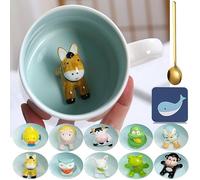 Arawat Donkey Mug Regalo 3d Animal Mugs Funny Coffee Mug Tazza Di Tè In Ceramica Da 350 Ml Tazza Di Caffè Di Tè Di Natale Carino Regalo Di Compleanno Per Fidanzati Ragazzi Donne Uomini