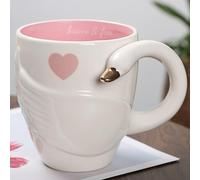 Arawat Tazza Cigno Grande 480ml Kawaii 3d Animale Tazza Regalo Per La Fidanzata Tazza Da Tè In Ceramica Porcellana Xxl Tazza Da Caffè Cigno Tazza Deco Tazza Da Tè Caffè Regalo Di Compleanno